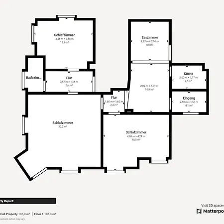 דירה Crown Living Schillerstrasse - Historisches Wohnen, Nostaltigsches Apartment, Ideal Fuer Feriengaeste Und Geschaeftsreisende, Parkplatz, Zentrumsnah, Self Check-in דורנבירן